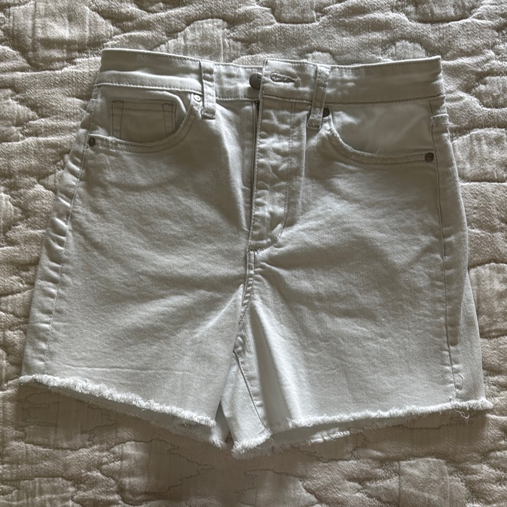 Joe's Jeans White Jean Shorts Timeless Design